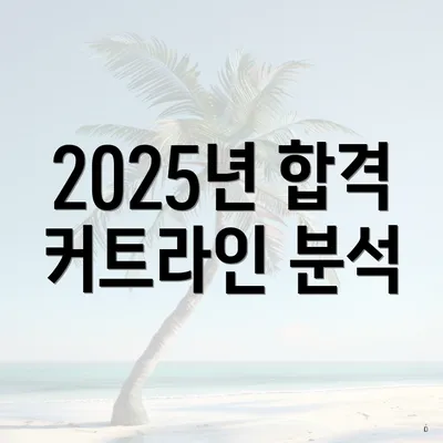 2025년 합격 커트라인 분석