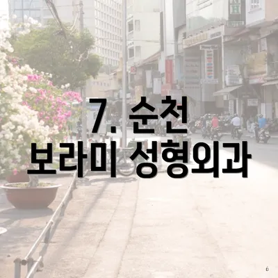 7. 순천 보라미 성형외과