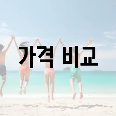 가격 비교
