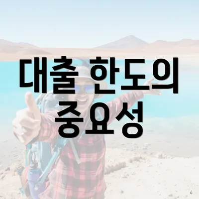 대출 한도의 중요성