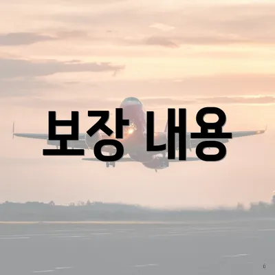 보장 내용