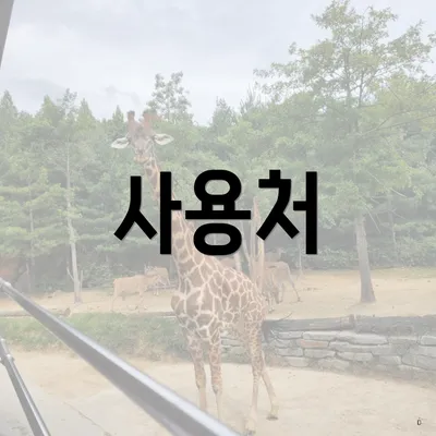 사용처