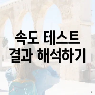 속도 테스트 결과 해석하기