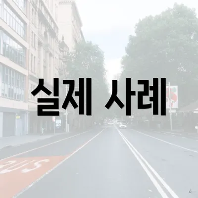 실제 사례