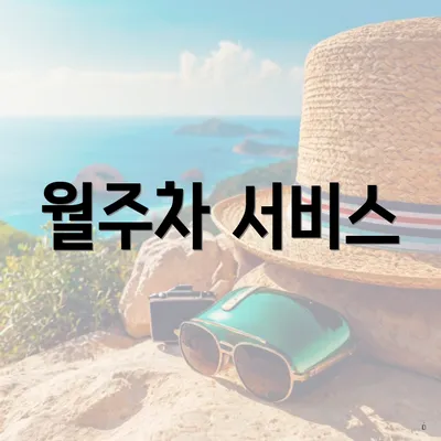 월주차 서비스