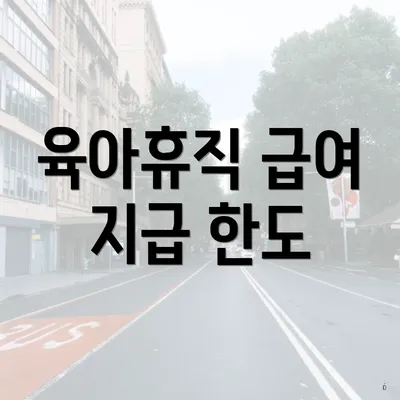 육아휴직 급여 지급 한도