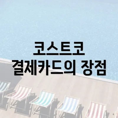 코스트코 결제카드의 장점