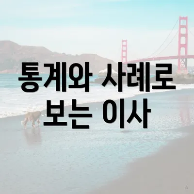 통계와 사례로 보는 이사