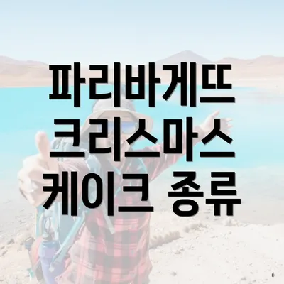 파리바게뜨 크리스마스 케이크 종류