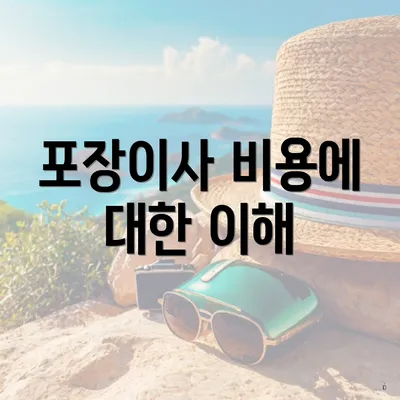 포장이사 비용에 대한 이해