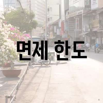 면제 한도