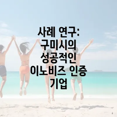 사례 연구: 구미시의 성공적인 이노비즈 인증 기업