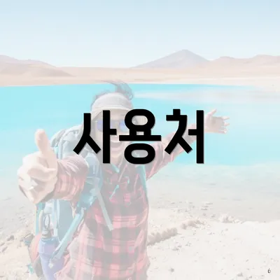 사용처
