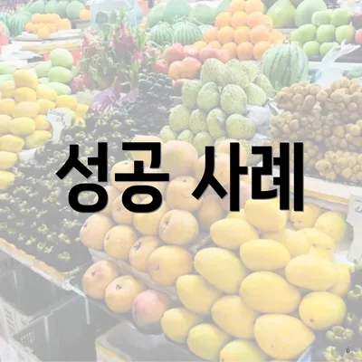 성공 사례