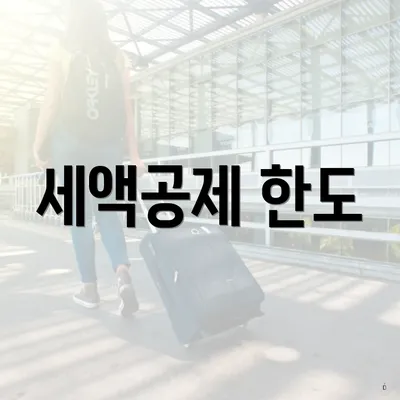 세액공제 한도
