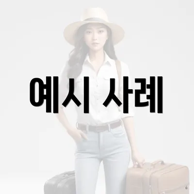 예시 사례