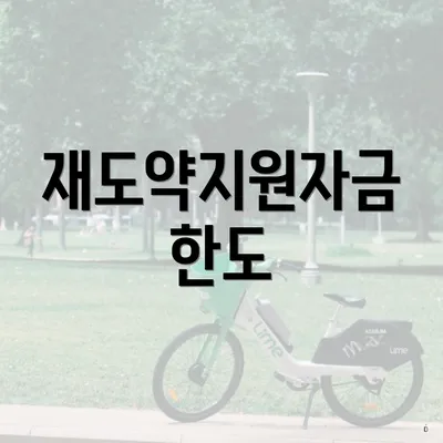 재도약지원자금 한도