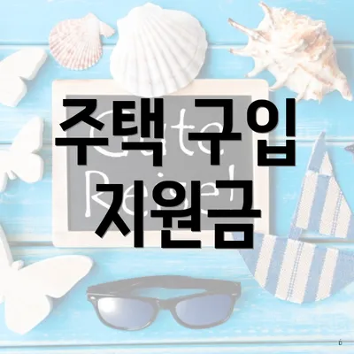 주택 구입 지원금