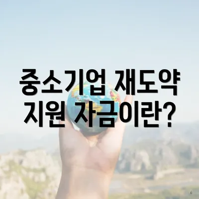 중소기업 재도약 지원 자금이란?