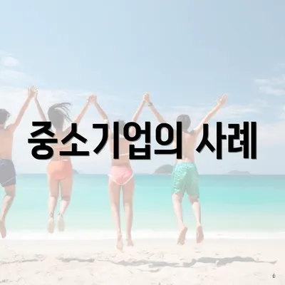 중소기업의 사례