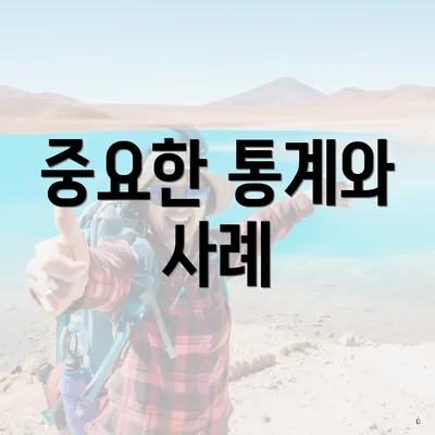 중요한 통계와 사례