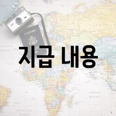 지급 내용