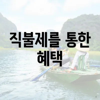 직불제를 통한 혜택