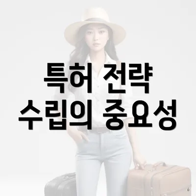특허 전략 수립의 중요성