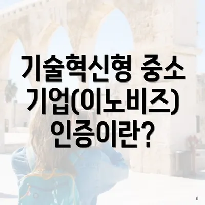 기술혁신형 중소기업(이노비즈) 인증이란?