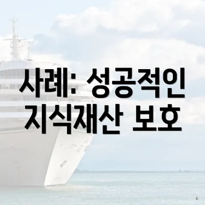 사례: 성공적인 지식재산 보호
