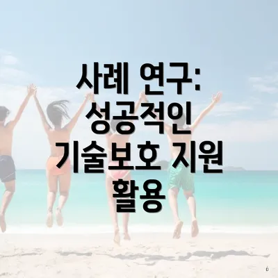 사례 연구: 성공적인 기술보호 지원 활용