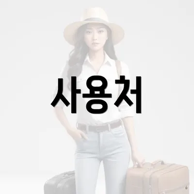 사용처