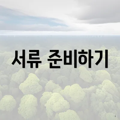 서류 준비하기