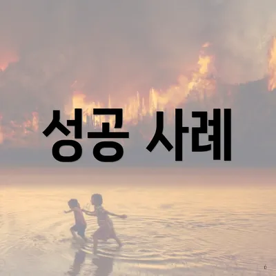 성공 사례