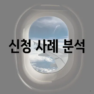 신청 사례 분석