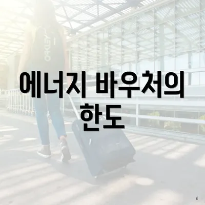 에너지 바우처의 한도