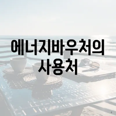 에너지바우처의 사용처