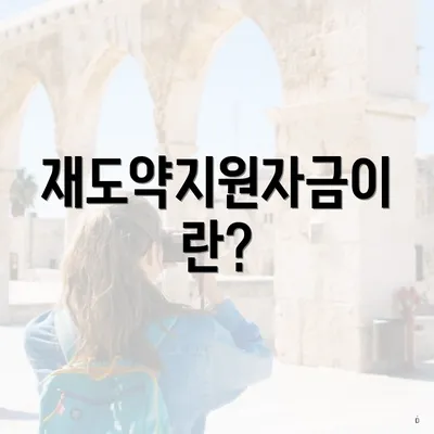 재도약지원자금이란?