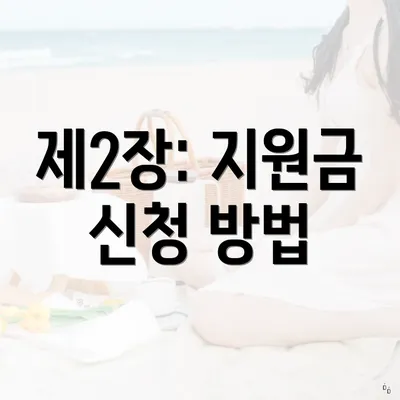 제2장: 지원금 신청 방법