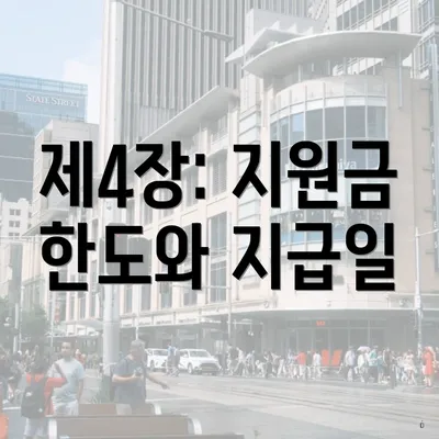 제4장: 지원금 한도와 지급일