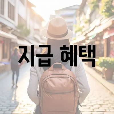 지급 혜택
