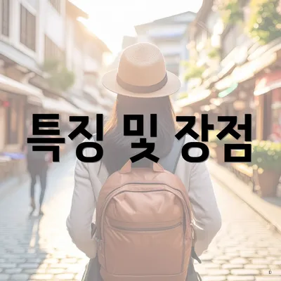 특징 및 장점