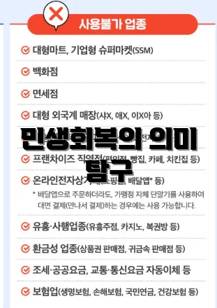 민생회복의 의미 탐구