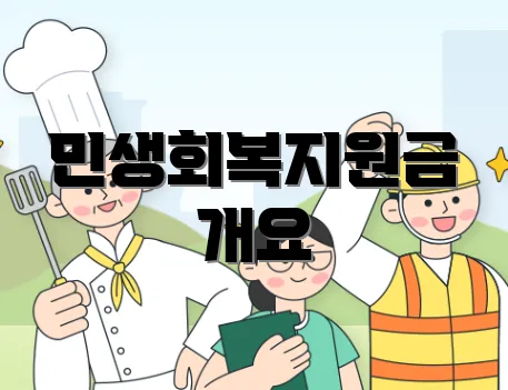 민생회복지원금 개요