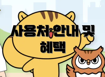 사용처 안내 및 혜택