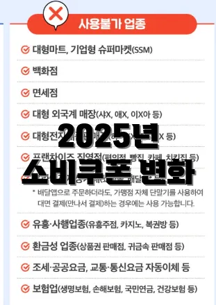 2025년 소비쿠폰 변화