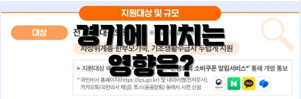 경기에 미치는 영향은?