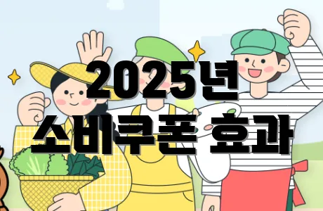 2025년 소비쿠폰 효과